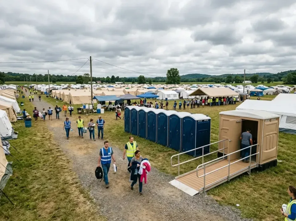 disaster-relief-camp-restrooms-010 — frequently asked questions, Dumpster & Portable Bathrooms Rental in Sun City, AZ